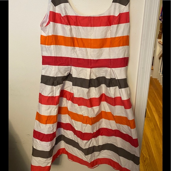 Nine west striped dress size 14 - Picture 2 of 4